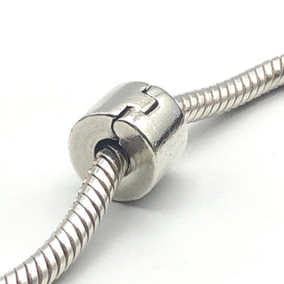PANDORA Smooth Plain S925 ALE Sterling Silver Clip Charm