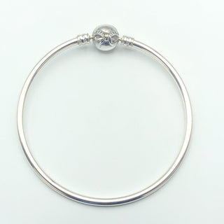 Pandora Limited Edition Dainty Bow Sterling Silver Bangle Bracelet