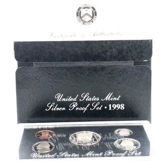 1998-S U.S. Mint Silver Proof Set in Original Packaging