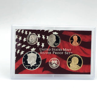 2007-S U.S. Mint Silver Proof Set With 2007 U.S. State Silver Quarters And Presidential 1 Dollar Coin Proof Set
