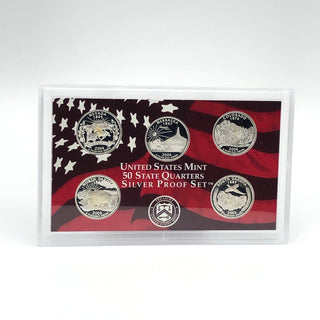 2006-S U.S. Mint Silver Proof Set in Original Packaging With 2006 U.S. State Silver Quarters