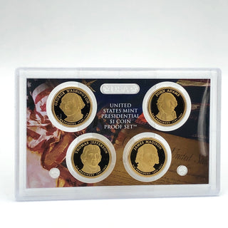 2007-S U.S. Mint Silver Proof Set With 2007 U.S. State Silver Quarters And Presidential 1 Dollar Coin Proof Set