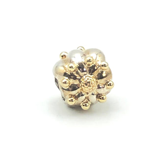 CHAMILIA Sunflower 14K Gold And Sterling Silver Charm KC-77