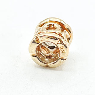 PANDORA 14K Gold Link With Border Charm 750223 - Retired