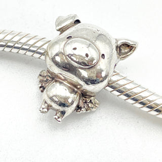 PANDORA Pippo The Flying Pig Sterling Silver Charm