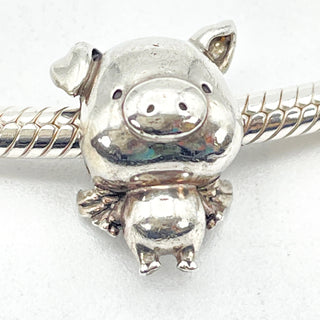 PANDORA Pippo The Flying Pig Sterling Silver Charm