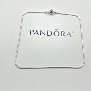 Pandora ESSENCE Sterling Silver Chain Necklace 23.8 Inches