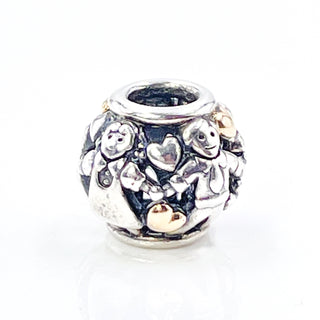 PANDORA Family Forever Sterling Silver Charm With 14K Gold