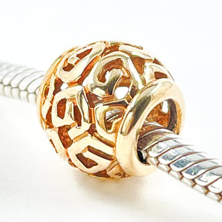 PANDORA 14K Gold Amazing Charm Designer Bead
