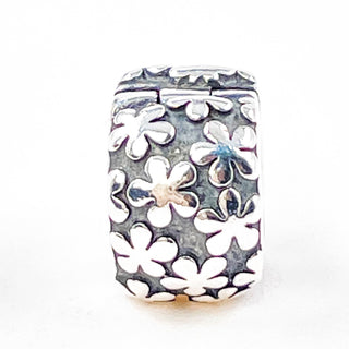 PANDORA Flowers Sterling Silver Clip Charm