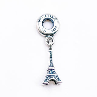 PANDORA Eiffel Tower Sterling Silver Charm Paris France National Icon Travel Bead