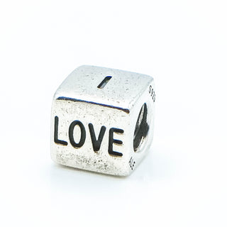 Pandora I LOVE You Sterling Silver With 14k Gold Heart Charm