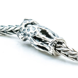 TROLLBEADS Giraffes Bead Sterling Silver Charm RETIRED by designer Trine Tanja Falsled