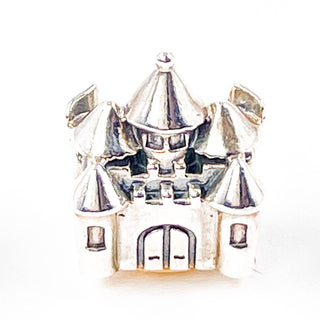 PANDORA Happily Ever After Sterling Silver Charm With 14K Gold Crown