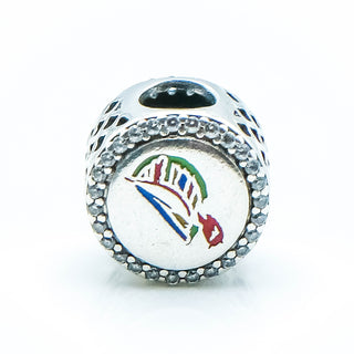 Pandora Beau Rivage Exclusive Casino Sterling Silver Charm With Beau Rivage Inscription And Cubic Zirconia