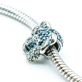 CHAMILIA Blue CRAB Swarovski Crystal Charm