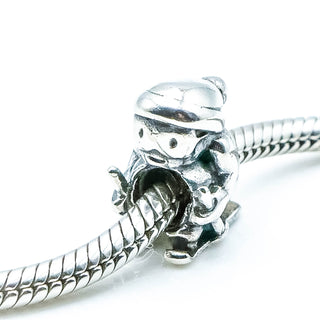 CHAMILIA Bunny Hill Skier Sterling Silver Charm Bead