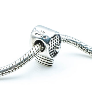 CHAMILIA Sterling Charm Bead Tennis Racket GD-10