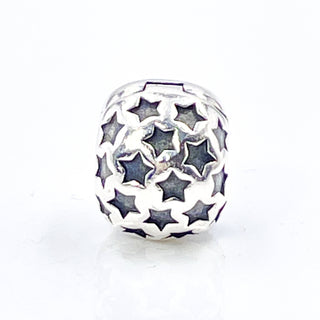 PANDORA Silver Star Sterling Silver Clip Charm