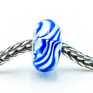 TROLLBEADS Arctic Stripes Bead Sterling Silver Charm