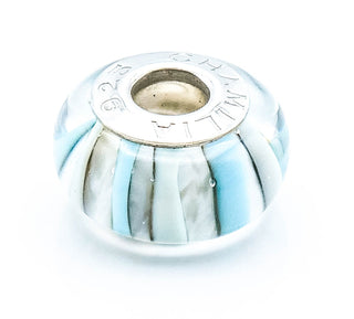 CHAMILIA Endless Summer Murano Glass Bead With Sterling Silver Core