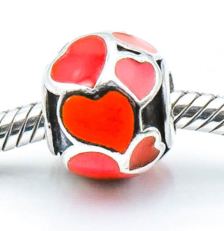 PANDORA Red Hot Love Sterling Silver Charm