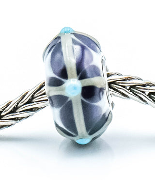 TROLLBEADS Uniques Glass Bead Sterling Silver Core Charm