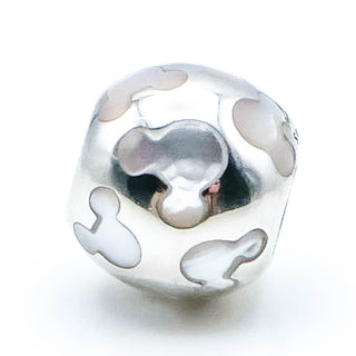 PANDORA Disney Pearlescent Mickey Silhouettes Sterling Silver Charm