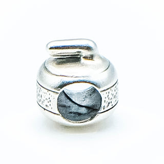 OHM Beads Curling Sterling Silver Charm