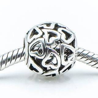PANDORA Open Your Heart Sterling Silver Openwork Charm