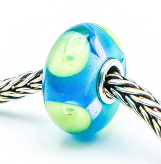 TROLLBEADS Caribbean Bead Sterling Silver Charm