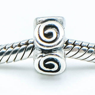 PANDORA Silver Roses Sterling Silver Spacer Charm