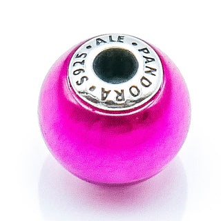 Pandora RARE ESSENCE Passion Sterling Silver Charm With Synthetic Ruby