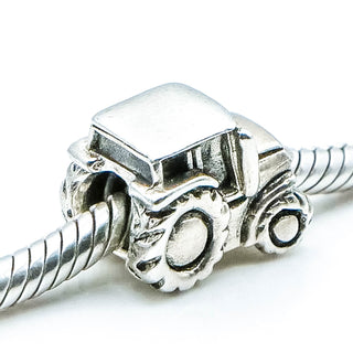 OHM BEADS Tractor Sterling Silver Charm