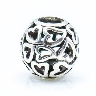 PANDORA Open Your Heart Sterling Silver Openwork Charm