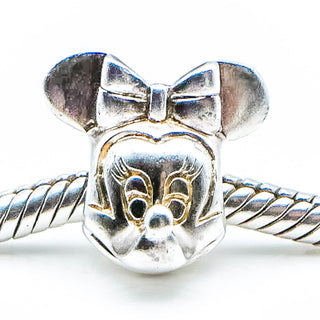 CHAMILIA Minnie Mouse Head Sterling Silver Charm