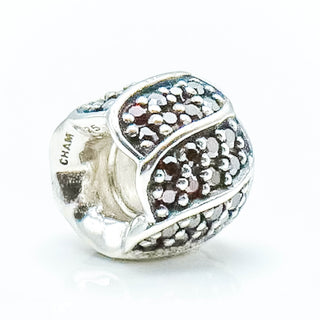 CHAMILIA Jeweled Petals Sterling Silver Charm