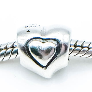 CHAMILIA Heart in a Heart Sterling Silver Charm