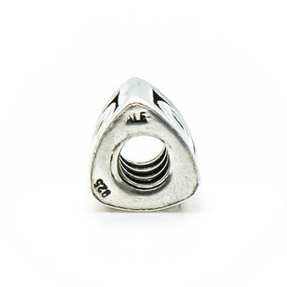 PANDORA Alphabet Letter O Sterling Silver Charm Bead