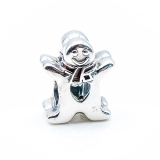 Pandora Sweet Gingerbread Man Sterling Silver Christmas Charm