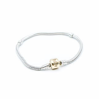 PANDORA Moments Sterling Silver Charm Bracelet With 14K Gold Pandora Clasp