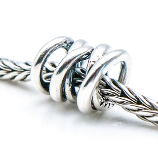 TROLLBEADS Three Siblings Sterling Silver Charm