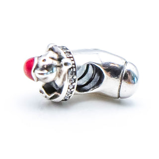 Pandora Christmas Stocking Sterling Silver Charm With Red Enamel And Zirconia