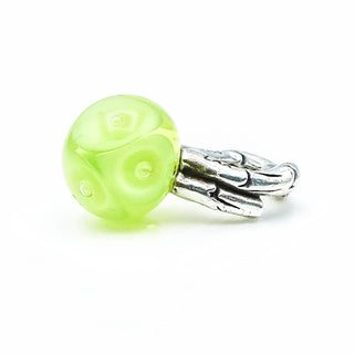 TROLLBEADS Spring Bead Sterling Silver Glass Bead Charm