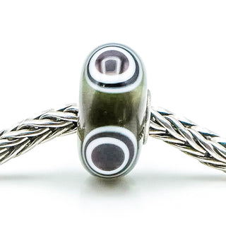 TROLLBEADS Eye Glass Bead Sterling Silver Core Charm