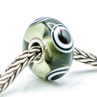 TROLLBEADS Eye Glass Bead Sterling Silver Core Charm