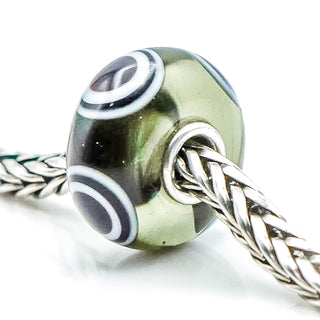 TROLLBEADS Eye Glass Bead Sterling Silver Core Charm