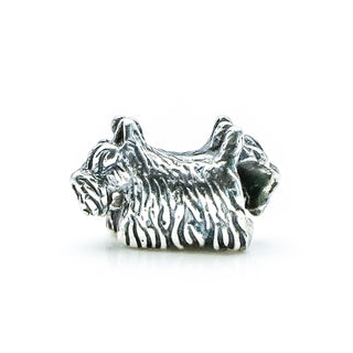 TROLLBEADS Scottish Terrier Bead Sterling Silver Charm