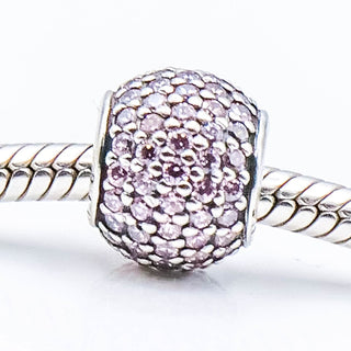 PANDORA Violet Pave Lights Sterling Silver Charm