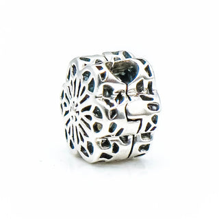 Pandora Floral Daisy Lace Sterling Silver Flower Clip